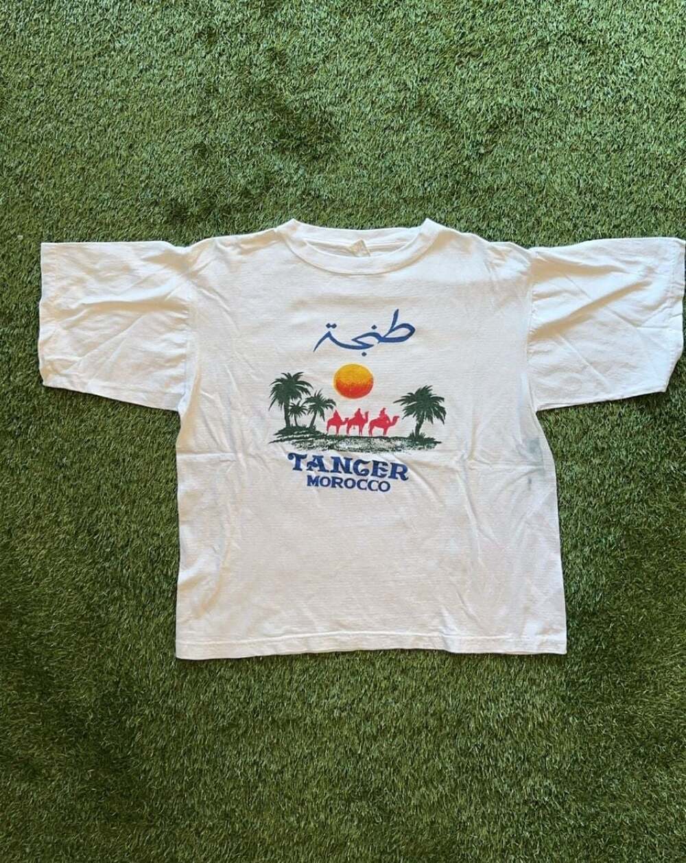 Vintage Collection Tanger Morocco Graphic Souvenir T-Shirt